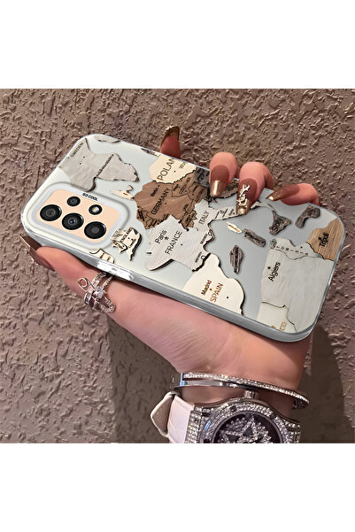 Hontinga حافظة هاتف متوافقة مع هاتف سامسونج جالاكسي A33، حماية للكاميرا، خريط...