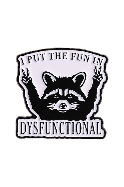 Choice دبوس مينا بتصميم مشمشي، مزين باقتباسات حيوانات كرتونية لطيفة: بطة، أوز...