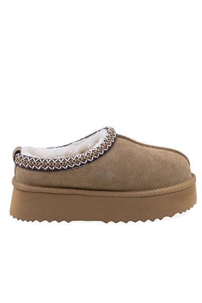 Anna Viotti Women's Casual Suede Slippers D113-BERDUN DB Camel