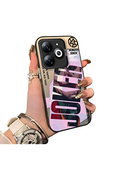 ucuc حافظة واقية من السيليكون ذات حافة خلفية من الأكريليك متوافقة مع هاتف Tec...