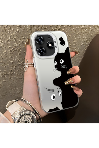 Hontinga حافظة متوافقة مع هاتف Tecno Spark 10 Pro، حافظة هاتف صلبة مضادة للسق...