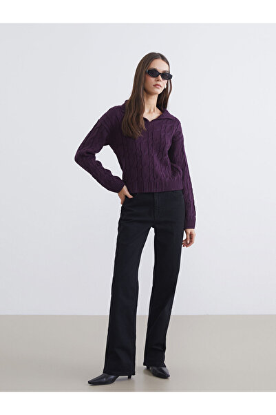 LC Waikiki Black Straight Fit Women's Jeans