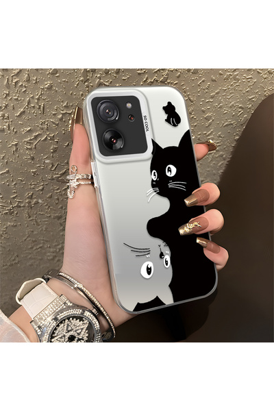 Hontinga حافظة متوافقة مع هاتف Xiaomi Mi 13T Pro/Mi 13T، حافظة صلبة مضادة للس...