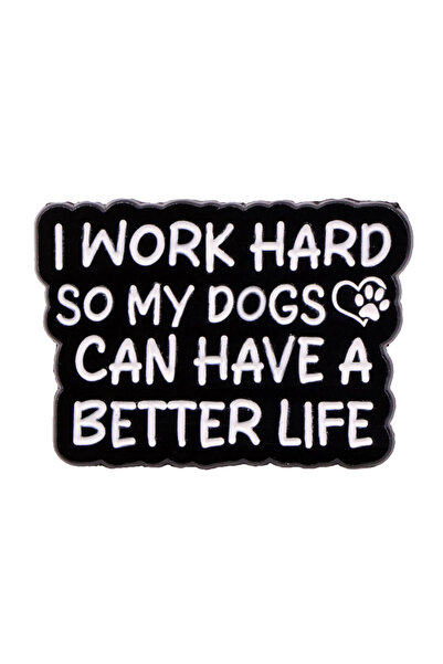 Choice 4 دبابيس مينا تحمل اقتباسات مضحكة عن العمل، دبوس صديق مصاب باضطراب فرط...