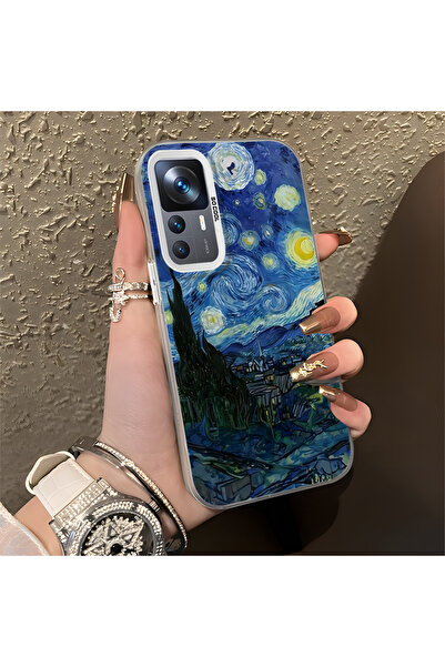 Hontinga حافظة متوافقة مع هاتف Xiaomi Mi 12T، حافظة هاتف صلبة مضادة للسقوط