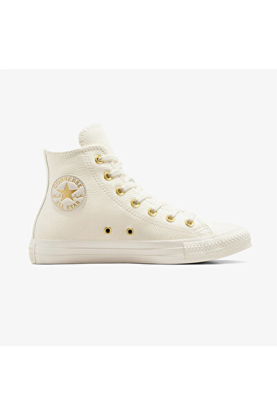 Converse Chuck Taylor All Star Kadın Krem Deri Sneaker