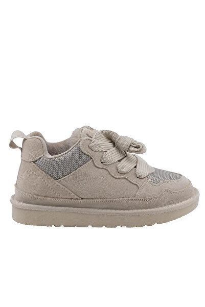 Anna Viotti Pantofi Dama Casual Piele Intoarsa D114-PK2690-1 Bej