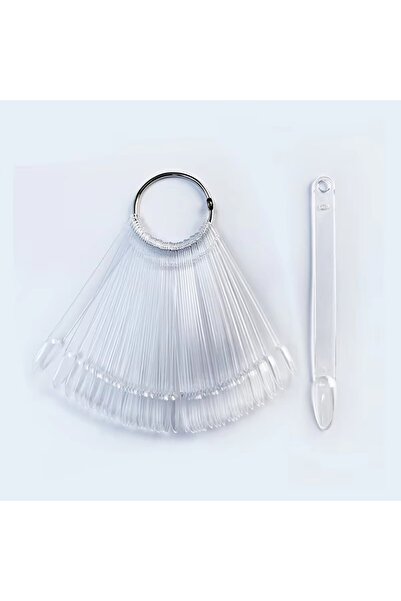 Choice 50Pcs Transparent 50 Nail Color Cards, Clear Nail Color Chart Display, Gel Polish Template, Nail Art