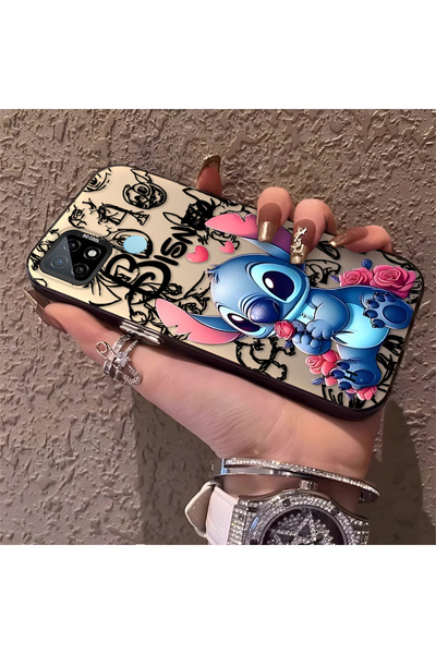 Hontinga حافظة هاتف متوافقة مع هاتف Realme C21، حماية للكاميرا، ظهر صلب مضاد ...