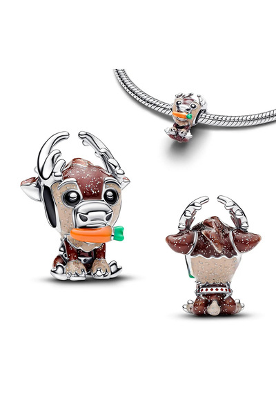 Choice AMC7292 أقراط خرز على شكل ندفة ثلجية أصلية من الفضة الإسترليني عيار 92...