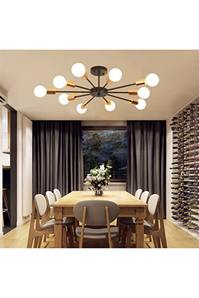 RONİSU AYDINLATMA Samira Örümcek Plafonyer Avize RA-AVZ- 4386-91-54