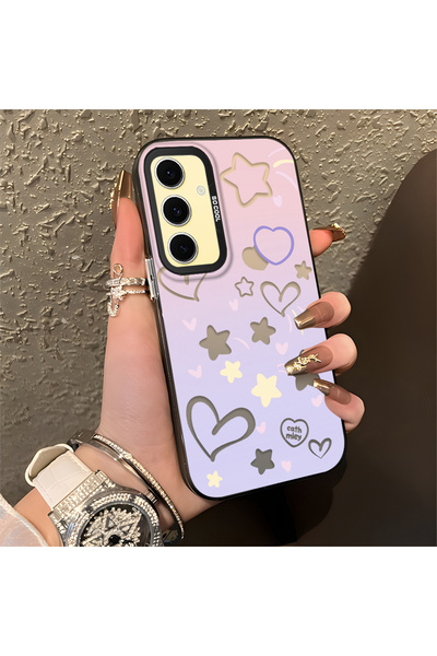 ucuc حافظة سامسونج جالاكسي S24 Fe المتوافقة مع إنستغرام، حافظة سيليكون ذات حا...