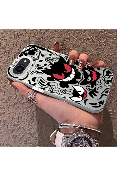 ucuc iPhone 16E Compatible Trendy Case Silicone Wrap Acrylic Back Protector