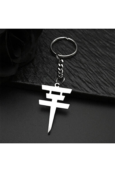 Choice B SR Stainless Steel Tokio Hotel Key Chain For Men Women Hip Hop Rock ...