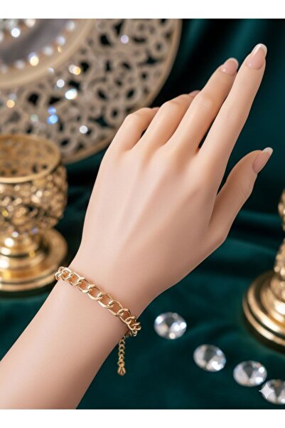 Shiklik سوار نسائي أنيق بسلسلة ذهبية اللون