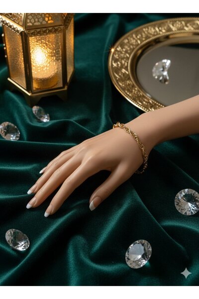 Shiklik Gold Color Elegant Chain Women's Bracelet
