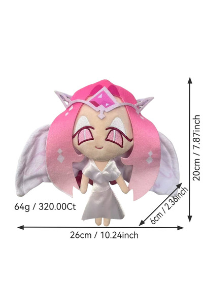 Choice لعبة كوكيز السكر الأبدية البيضاء القطيفة، لعبة كوكيز رن كينغدوم القطيفة، أنمي سايلنت سولت شادو ميلك كوكيز