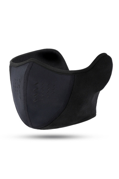 Choice قناع أسود 1 شتوي لركوب الدراجات، مقاوم للرياح، دافئ، مناسب للتزلج، غطا...