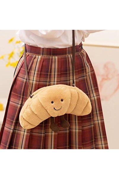 Miniso 15CM-22CM 15CM The latest JC croissant carrying cup bag Kawaii stuffed...