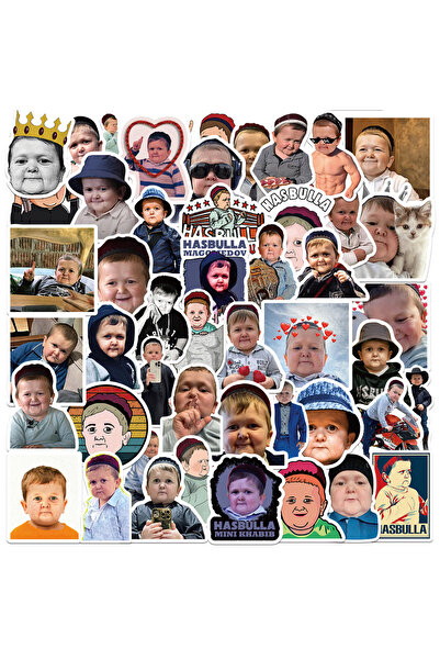 choice2 بانداي 50 قطعة (10/30/50 قطعة) ملصقات هاسبولا ميم جرافيتي، ملصقات كرت...