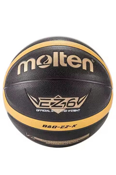 Choice EZK SIZE6 Molten Size 5 6 7 Basketball EZ-K Black Gold PU Outdoor Indoor Balls Women Youth Man Match