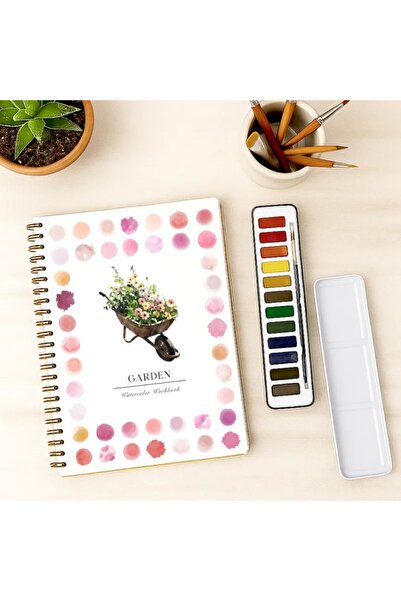 Choice كتاب تلوين بالألوان المائية بنمط حيوانات مميز، كتاب تلوين يجمع بين أنم...