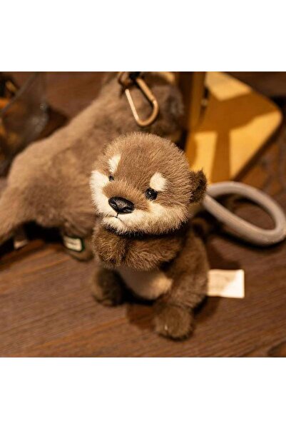 Miniso 15cm 15CM Latest Soft Cute Otter Backpack Pendant Keychain Kawaii Stuf...