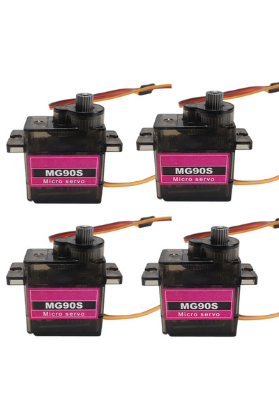 Choice MG90S 360deg - 4Pcs 4Pcs MG90S 9g Digital Mini Micro Servo 180/360 Deg...