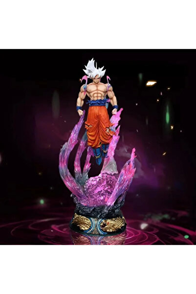 BANDAI No Box about 24cm Dragon Ball Z Goku Ultra Instinct Figure Ultra Instinto Goku Figures 24cm PVC Stat