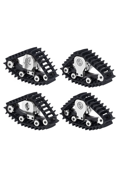 Choice مجموعة إطارات ثلجية فضية تحاكي مسارات عربات الشحن، لتحويل عجلات عربات ...