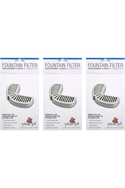 Pioneer Pet Big Max Raindrop Fountain Filters Combo Pack (9 Filters)