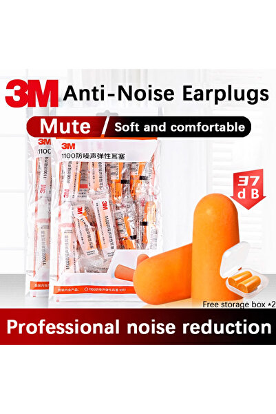 Choice 3M】 سدادات أذن 3M للنوم، عازلة للضوضاء، مناسبة للاستخدام في المصانع وا...