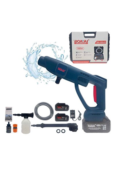Bonai BN-HK45 Cordless Portable Pressure Washer 168VF 7.0Ah Lithium Battery H...
