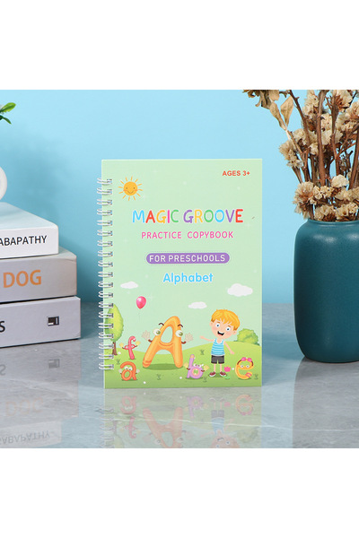 Choice Green Alphabet Reusable Practice Copybook Magic Copybooks for Kids Han...