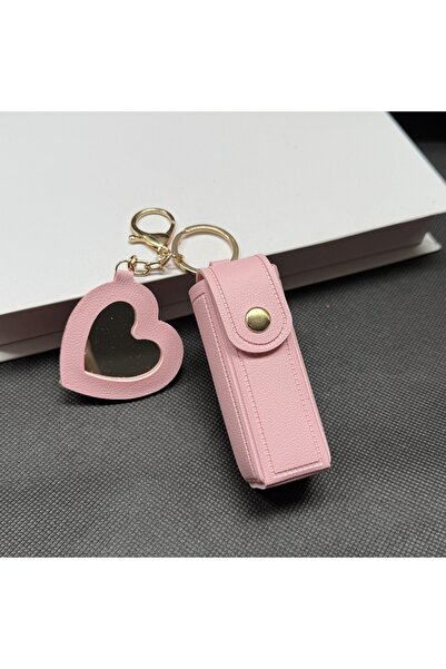 Choice Keychain StyleB Portable leather lipstick wrap makeup bag lip balm pac...