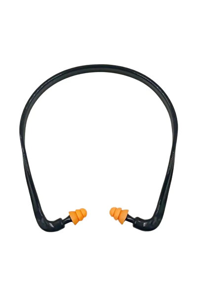 Choice سدادات أذن برتقالية ناعمة من السيليكون تُثبت على الرأس، واقيات أذن مضا...