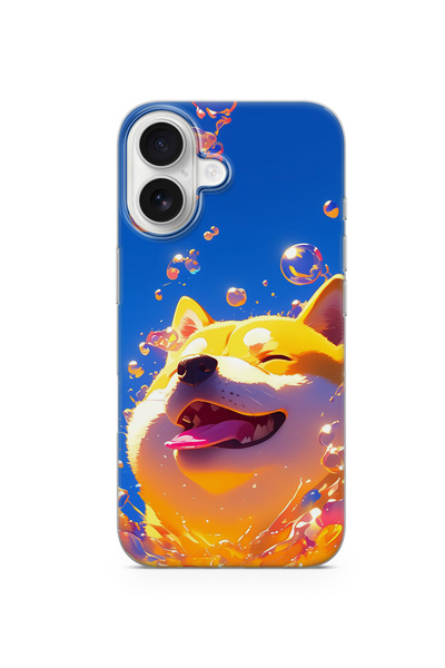 lelia حافظة هاتف شفافة متوافقة مع آيفون 16 بلس مطبوع |   المجموعة: حيوانات لطيفة