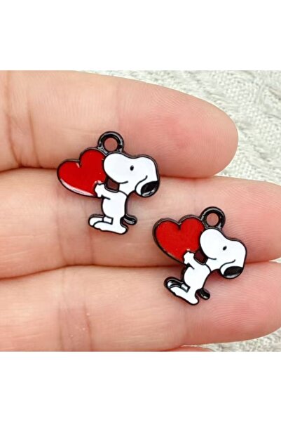 Miniso مجموعة من 10 قطع من تعليقات كلب سنوبي الكرتونية باللون الأصفر الفاتح، ...