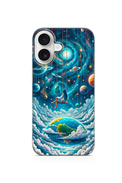 lelia حافظة هاتف شفافة متوافقة مع آيفون 16 مطبوع |   المجموعة: كوزميك ويسبر س...