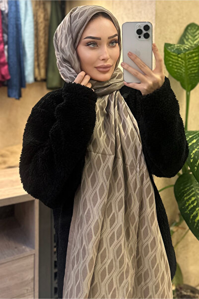 CUOCA LOUNGE Sarmal Desenli Çift Taraflı Kaşmir İpek Şal