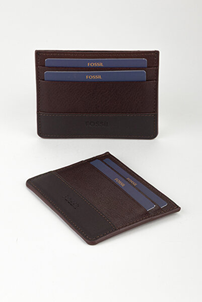 Fossil Kutulu Hakiki Deri Unisex Spor Kartlık El Portföyü Cüzdan