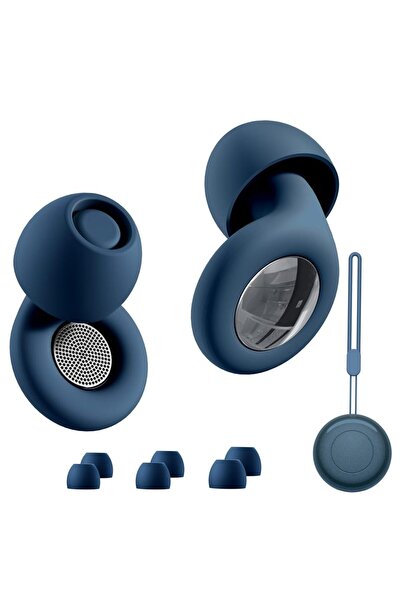 Choice سدادات أذن زرقاء للنوم، عازلة للضوضاء بمقدار 25 ديسيبل، مصنوعة من السي...