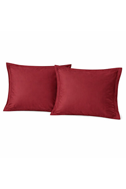 NazeninHome Satin 100% Cotton Oxford Pillowcase 2 Pack Tile