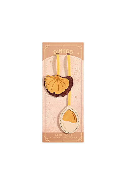 Choice فاصل كتب متعدد الأغراض من الجلد الصناعي بنقشة زهور مع شرابة من الحبل، ...