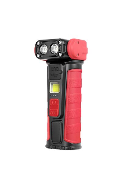 Choice as shown Mini Portable Multifunctional Ultra Bright LED Flashlight Work Light with Magnetic Clip for