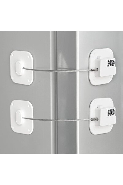 Choice قطعتان من قفل الثلاجة، قفل مُدمج لخزائن الثلاجة، قفل ثلاجة شديد التحمل...