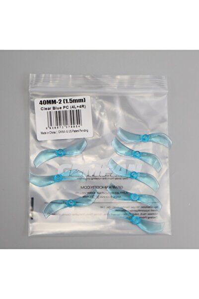 Choice مروحة طائرة بدون طيار Gemfan 1610 زرقاء، 8 قطع، 1.5 مم، 4 أزواج، 8 قطع...