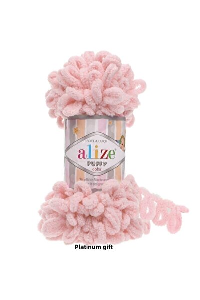Alizr 5 pieces of pink hand knitting yarn - yarn for slippers, blankets, scar...