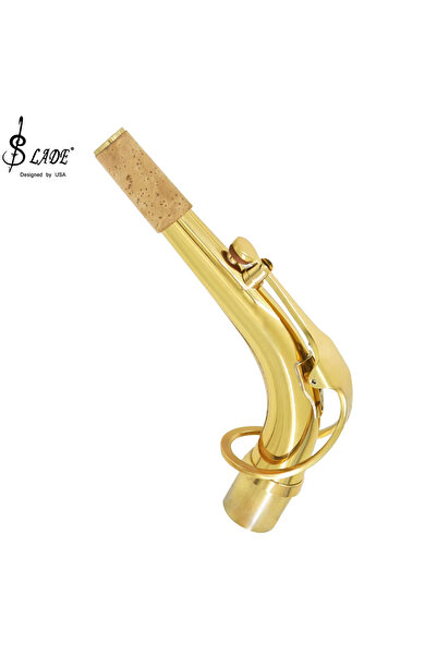Choice6 Gold alto sax Saxophone Bent Neck Brass Silver Plated Extended Sax Cu...