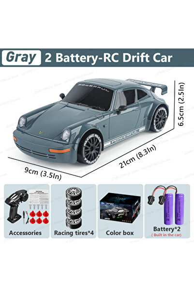 Choice سيارة دريفت JCMO KF27 سوداء اللون، بطاريتان، تعمل بالتحكم عن بعد بتردد...